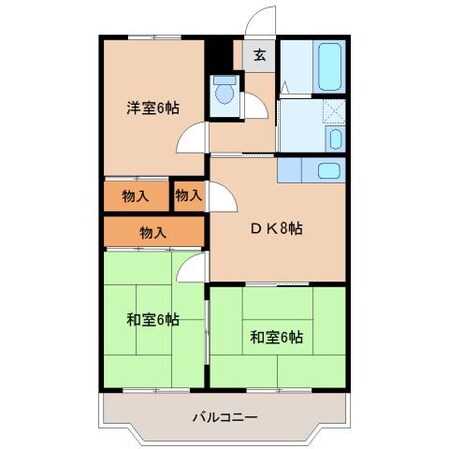 レガシー栄の物件間取画像